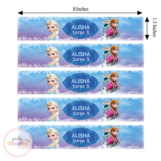 Frozen Wrist Bands - Set of 10