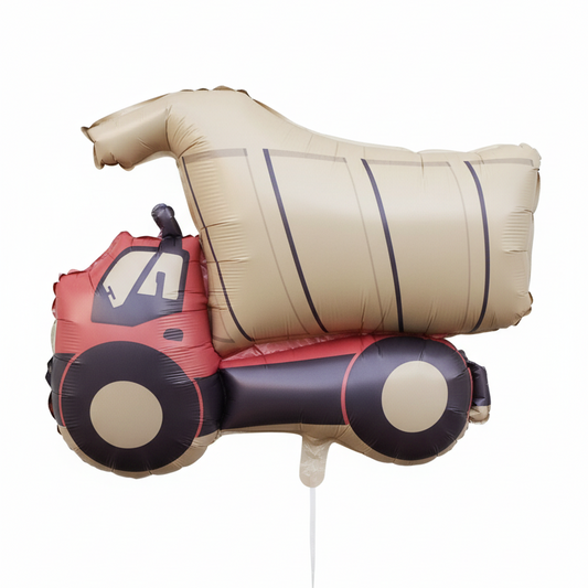 Transport Pastel Cement Mixer Foil Theme Balloons (Set of 1)