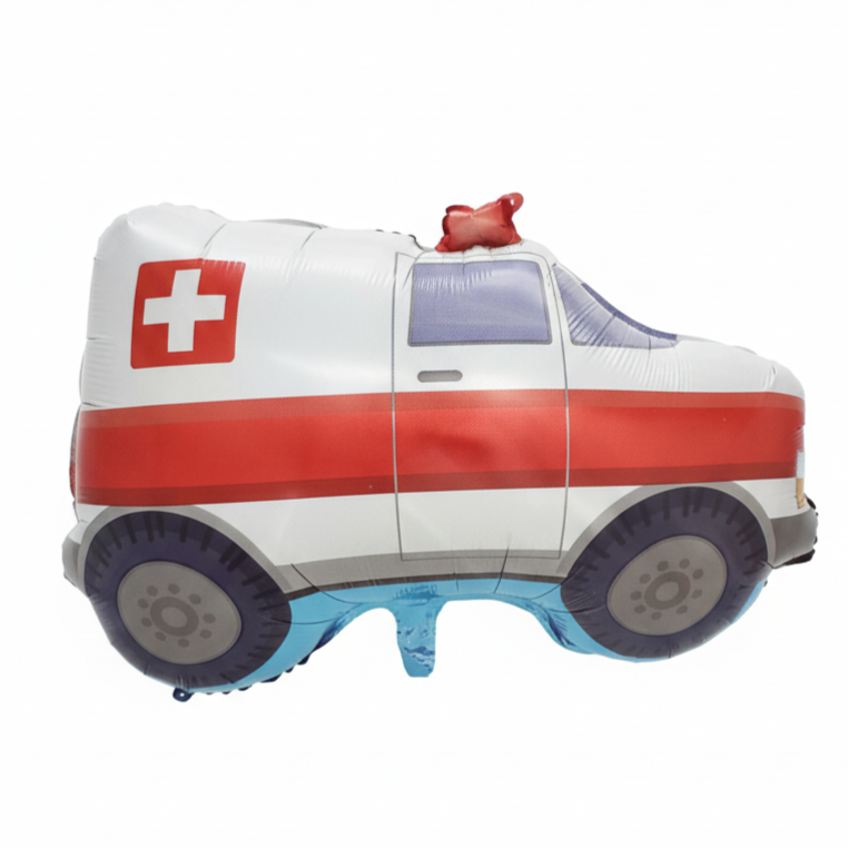 Ambulance Foil Theme Balloons (Set of 1)