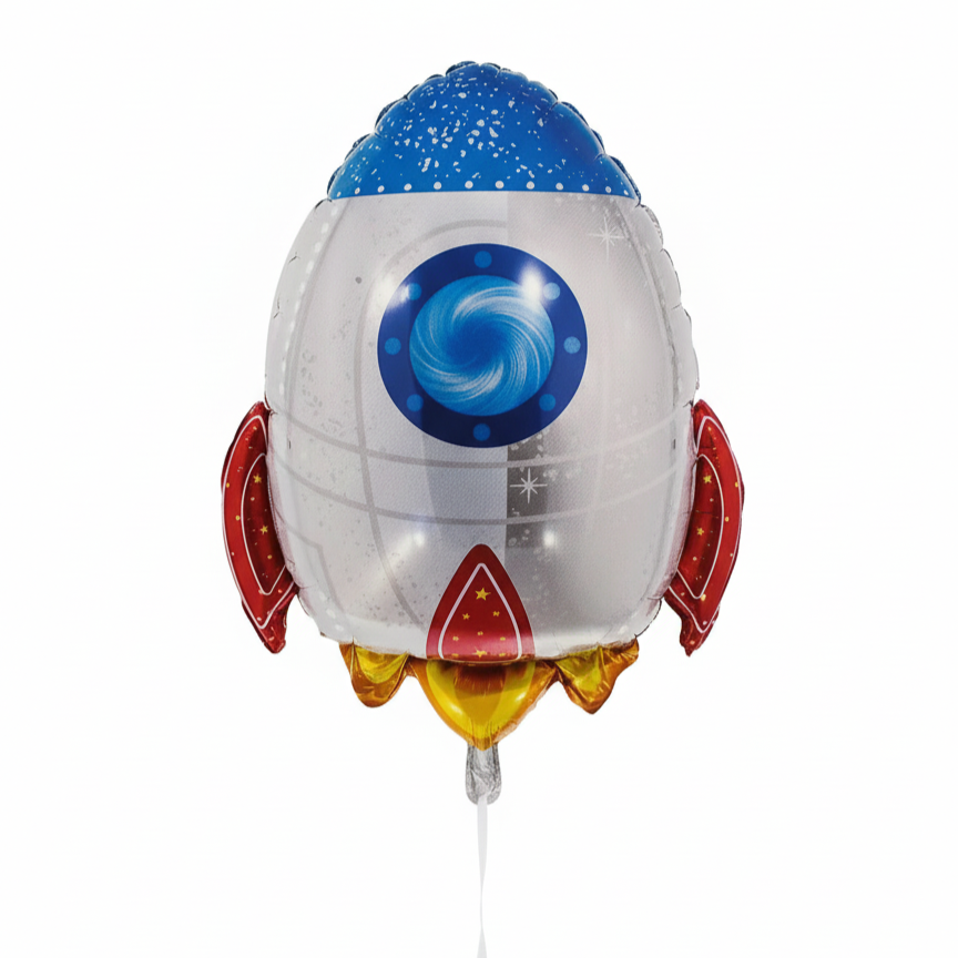 Rocket Foil Theme Balloon (Set of 1)