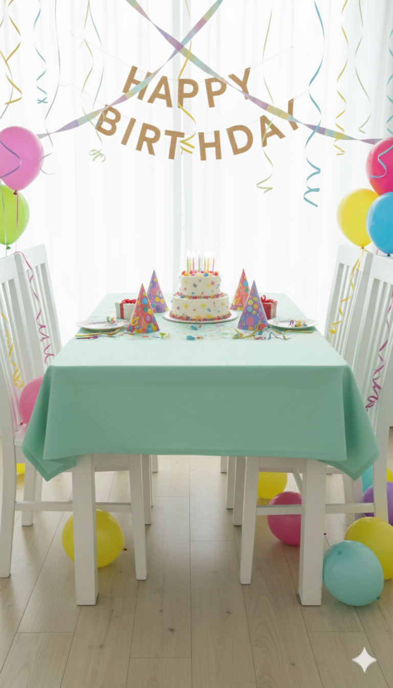 Mint Green Plain- Table Covers