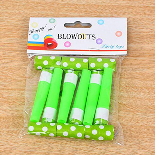 Whistle Blowouts Green (Set of 10)