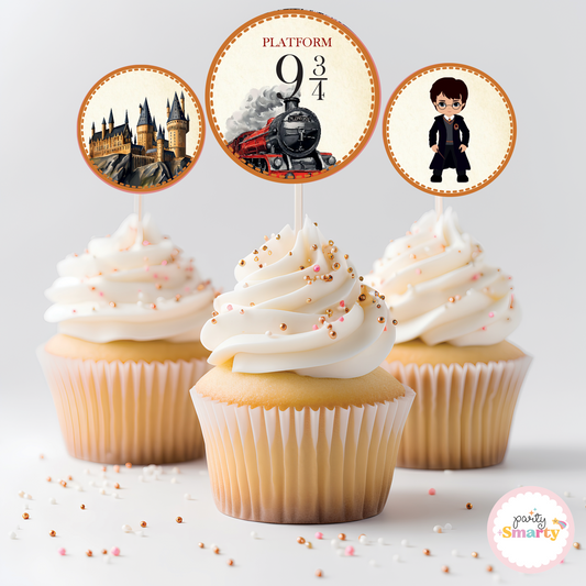 Harry Potter Cupcake Toppers (Set Of 12)