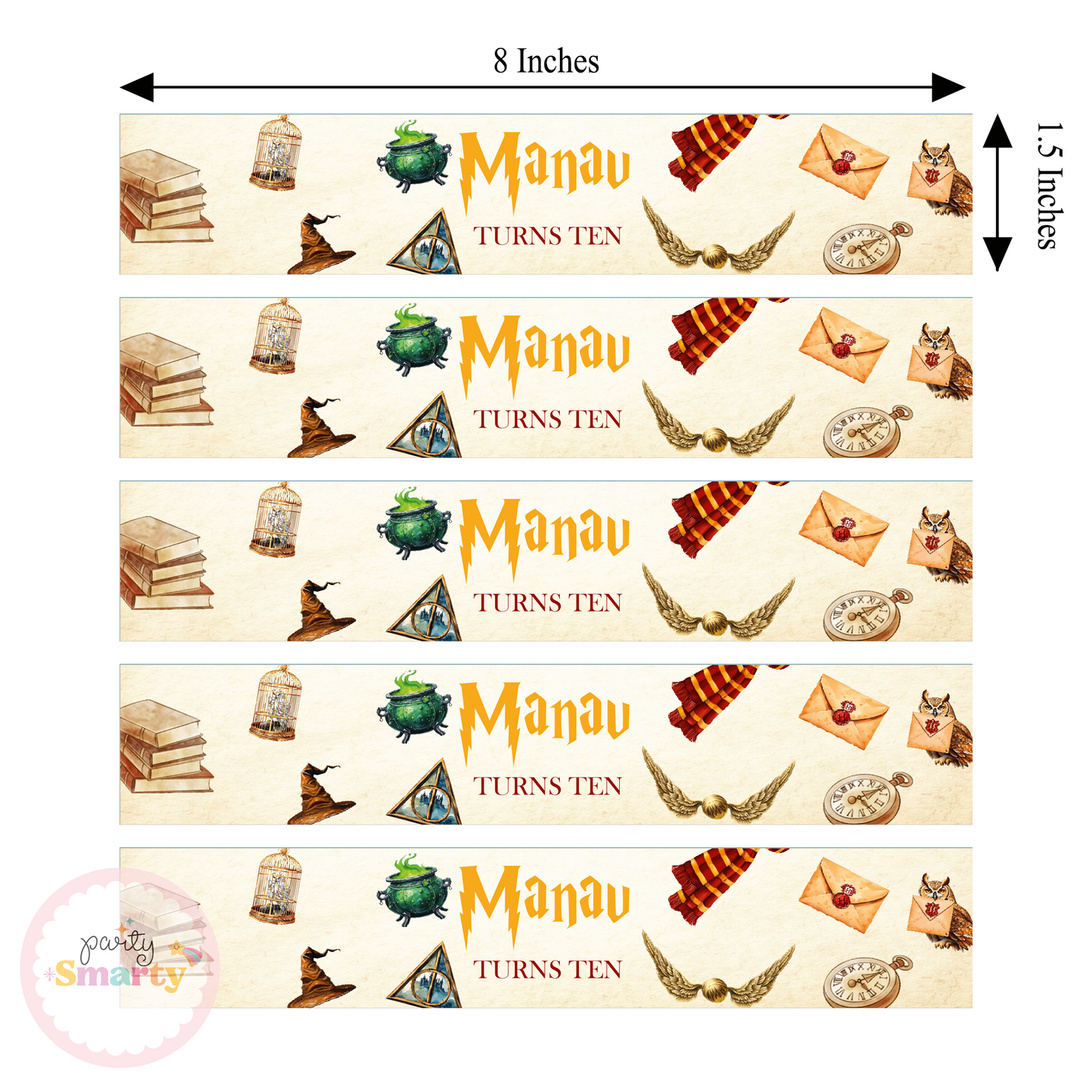 Harry Potter Wrist Bands - Set of 10