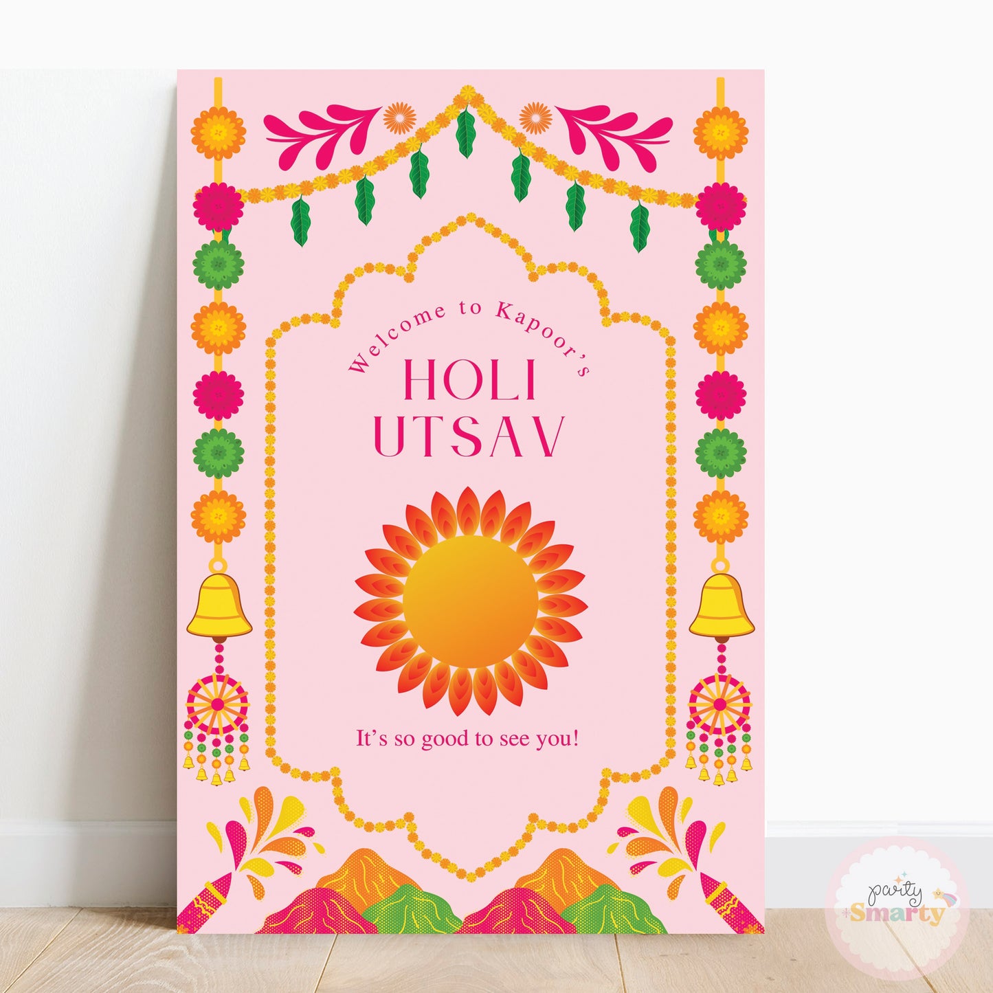 Holi Utsav Welcome Board