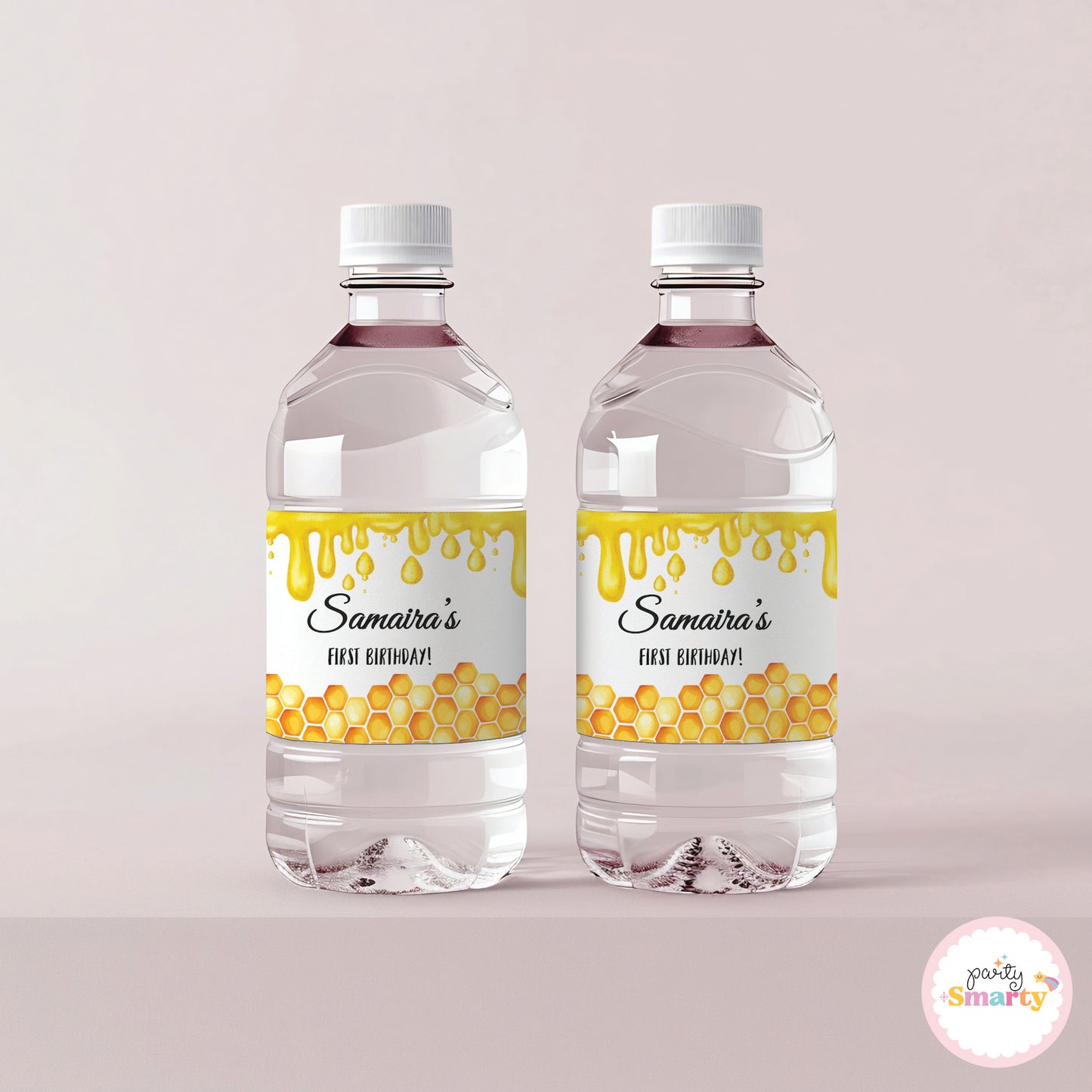 Honey Bee Bottle Labels - Set of 10