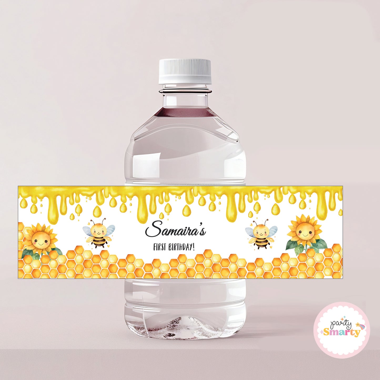 Honey Bee Bottle Labels - Set of 10
