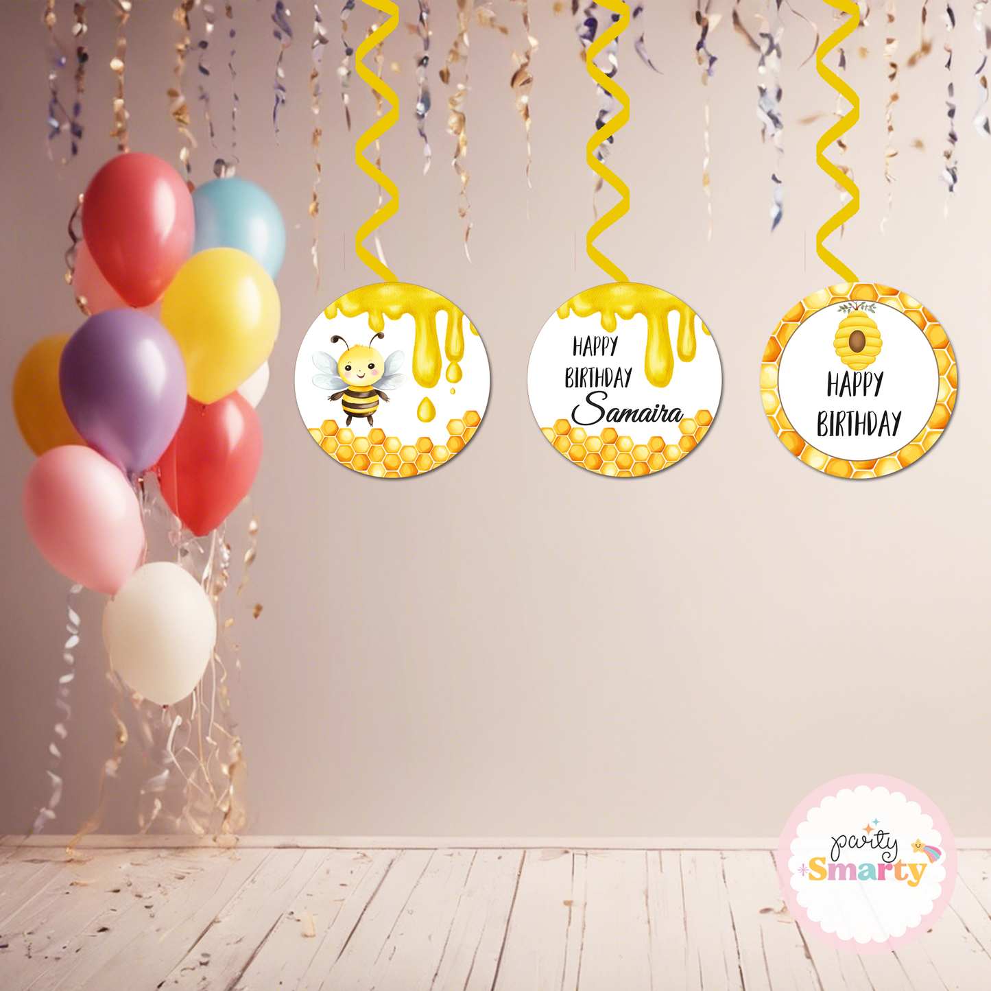 Honey Bee Danglers - Set of 6