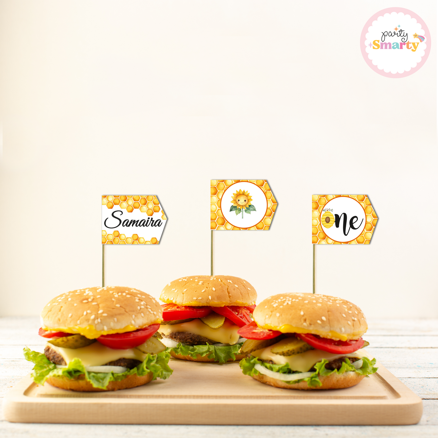 Honey Bee Flag Picks - Set of 10