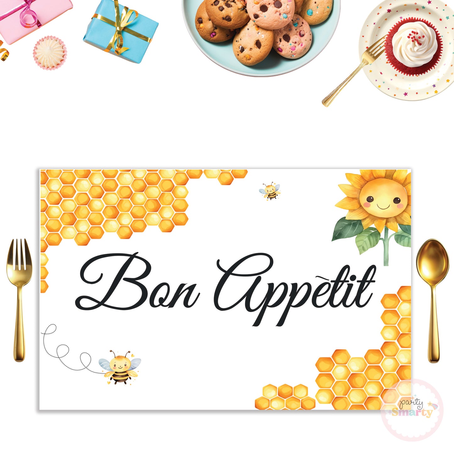 Honey Bee Table Mats - Set of 6