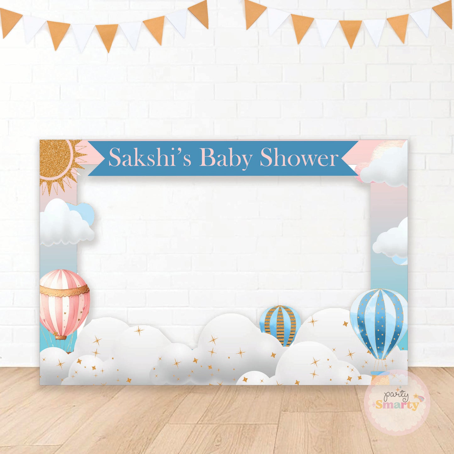 Hot Air Balloon Baby Shower Photobooth