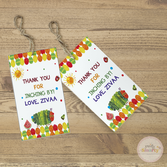 The Hungry Caterpillar Thank You Tags - Set of 22