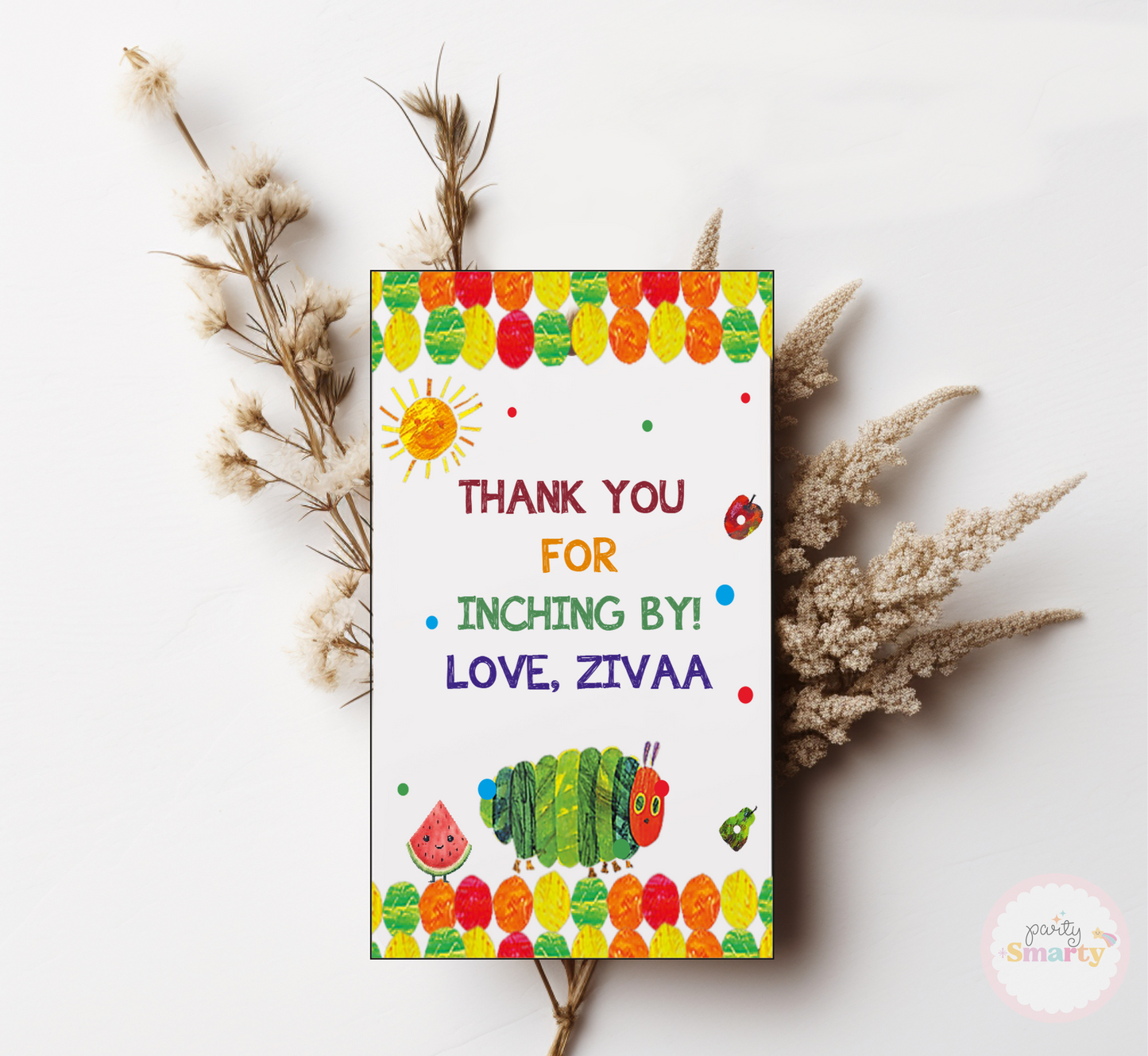 The Hungry Caterpillar Thank You Tags - Set of 22
