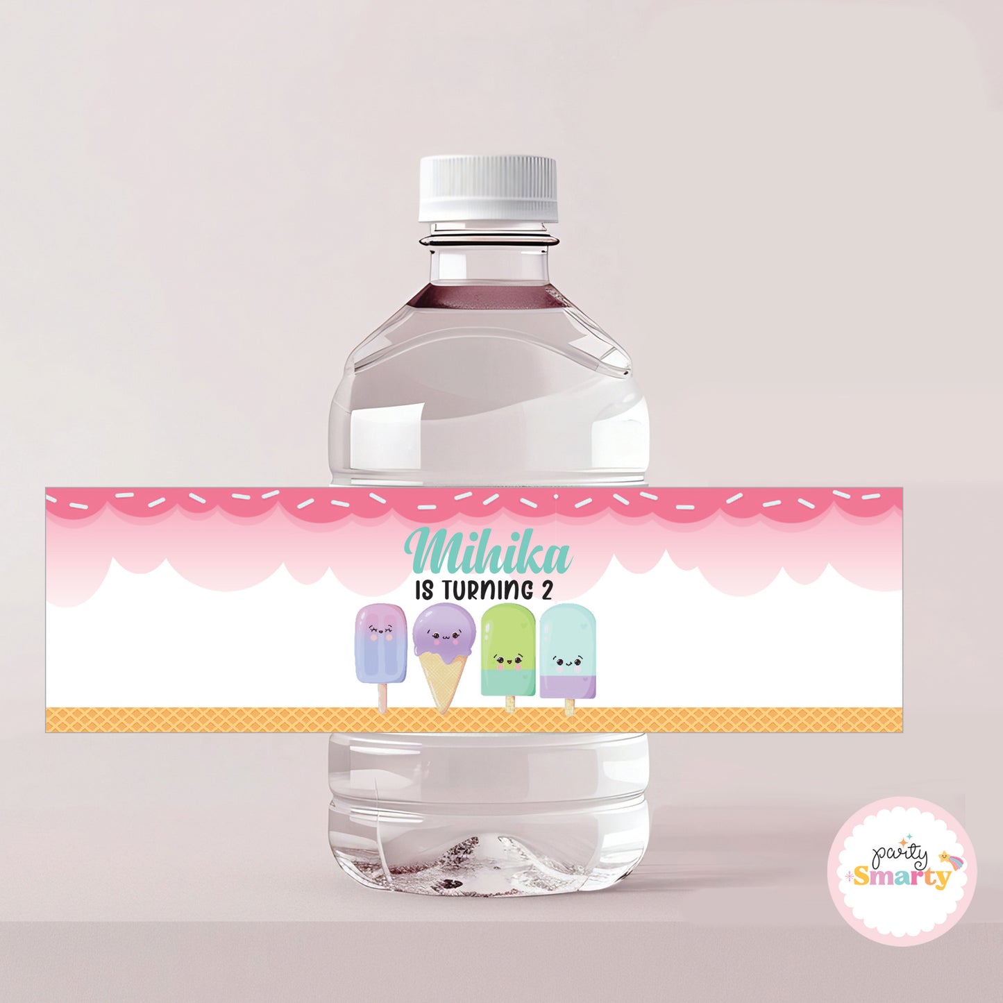 Icecream Bottle Labels - Set of 10