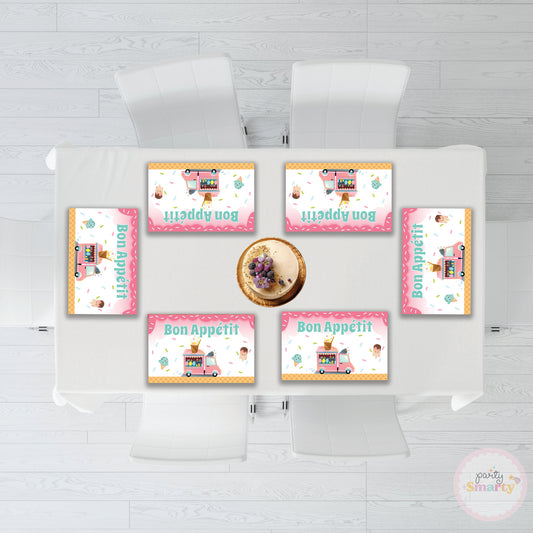 Icecream Table Mats - Set of 6