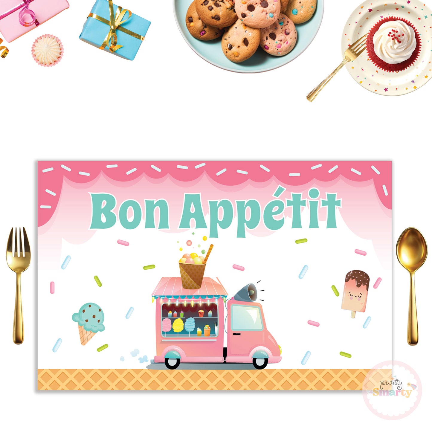 Icecream Table Mats - Set of 6