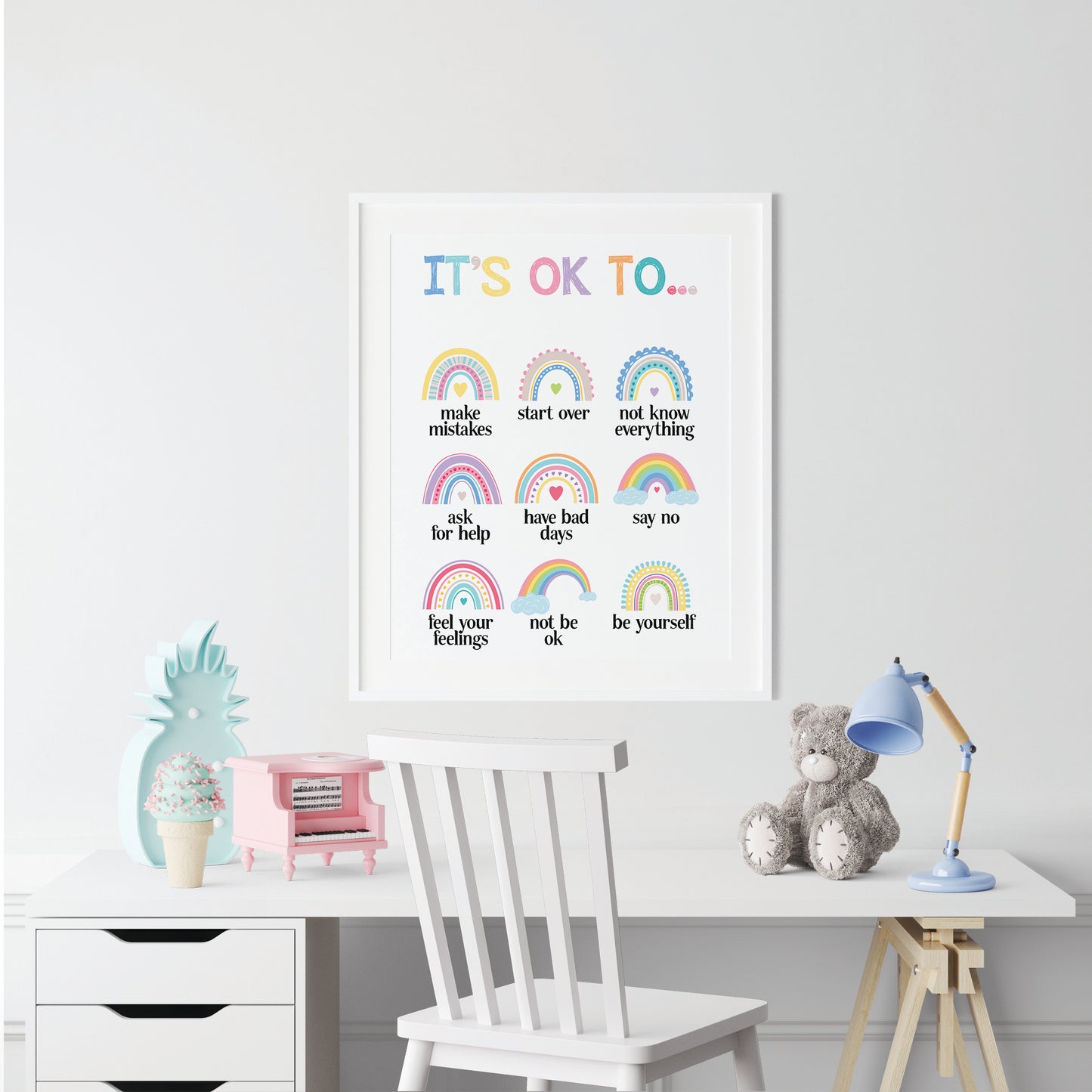 Its OK Affirmation Frame