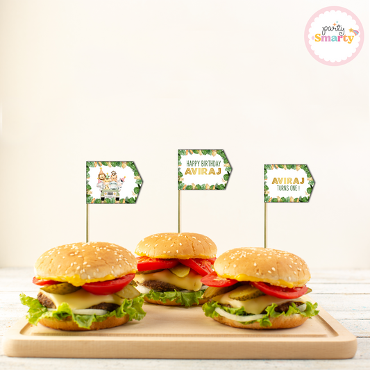 Jungle Flag Picks - Set of 10