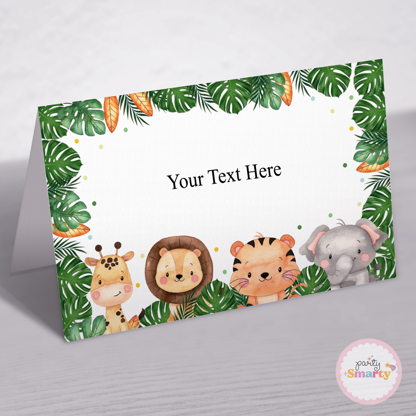 Jungle Food Tags - Set of 12