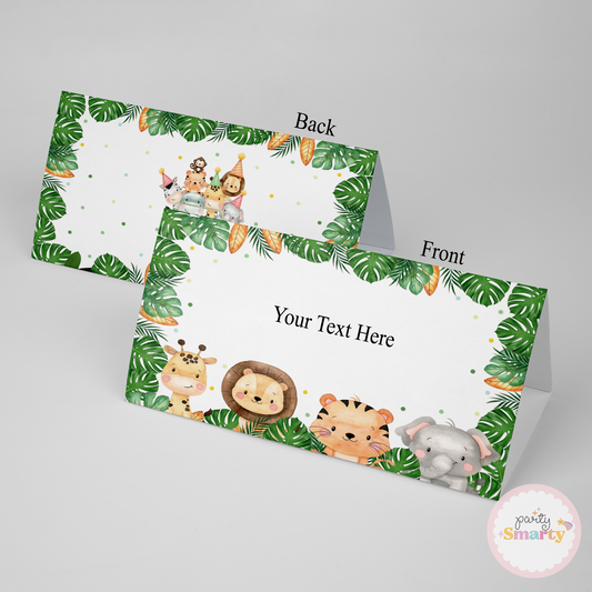 Jungle Food Tags - Set of 12
