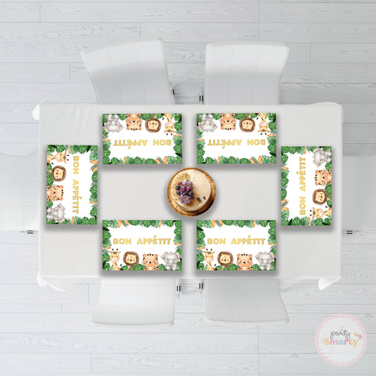 Jungle Table Mats - Set of 6