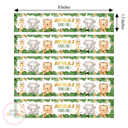 Jungle Wrist Bands - Set of 10