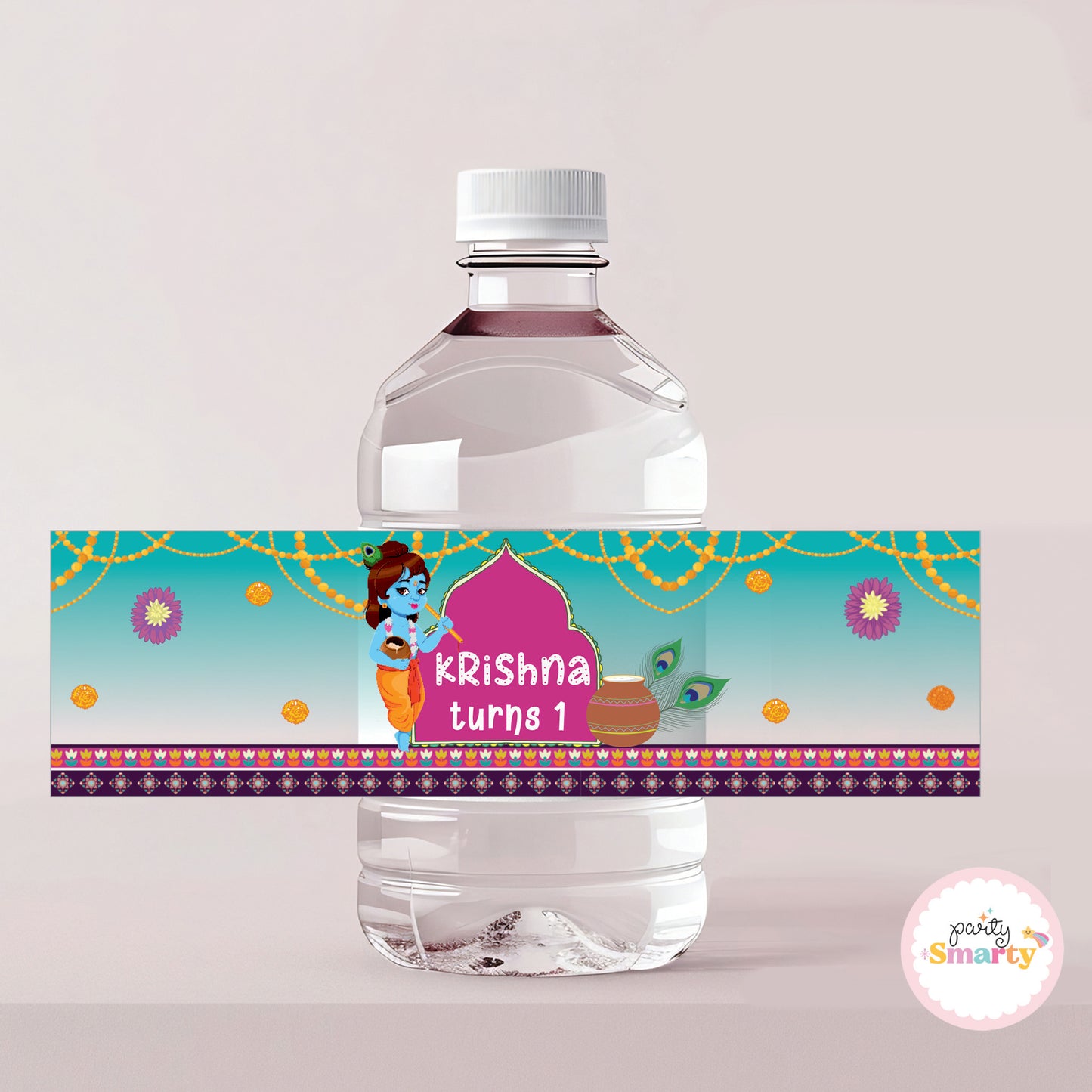 Krishna Bottle Labels - Set of 10