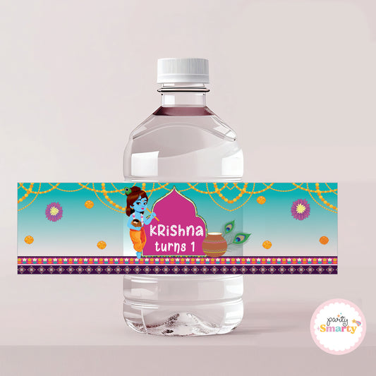 Krishna Bottle Labels - Set of 10
