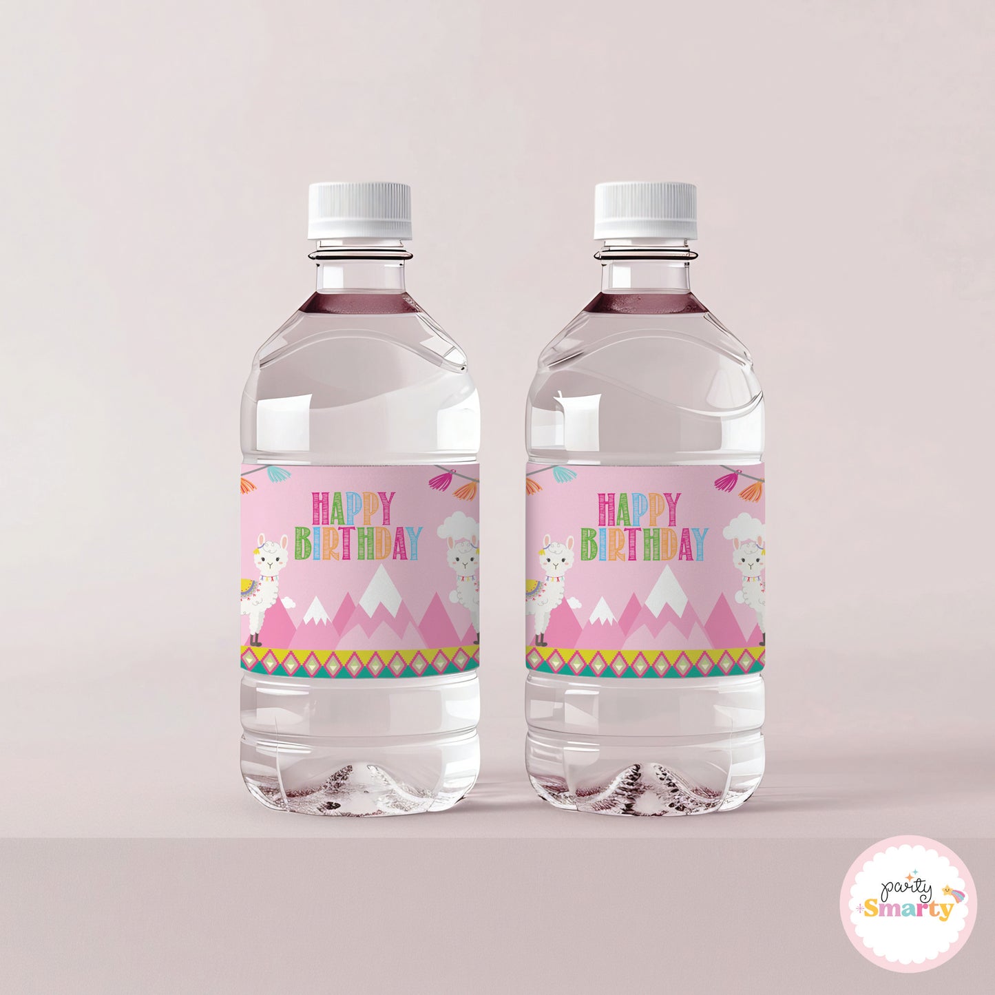 LLama Bottle Labels - Set of 10