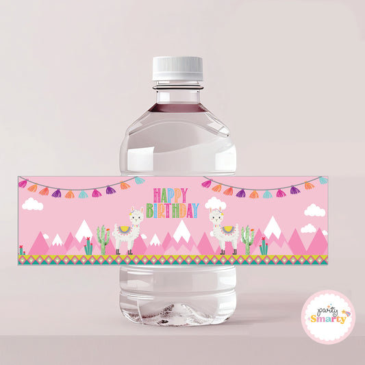 LLama Bottle Labels - Set of 10