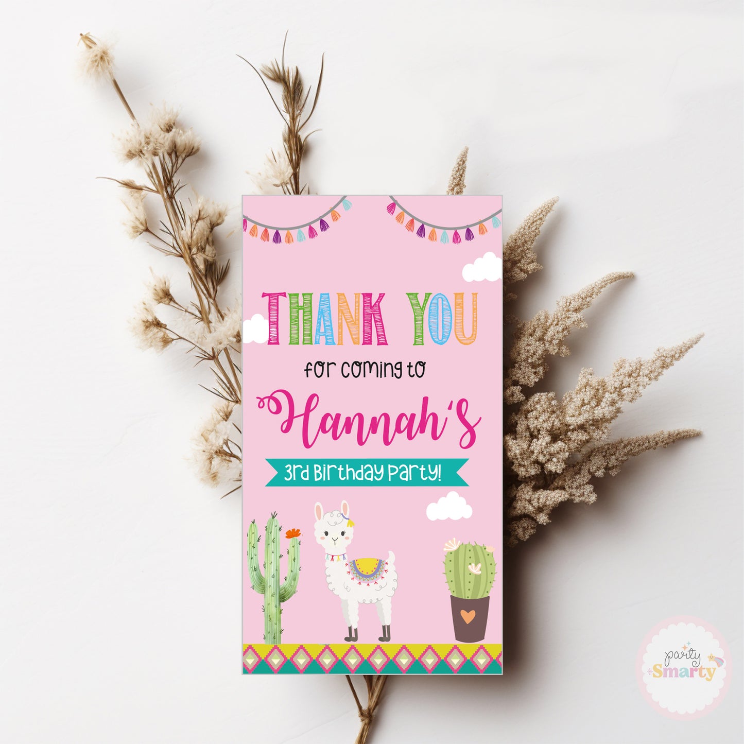 LLama Thank You Tags - Set of 22