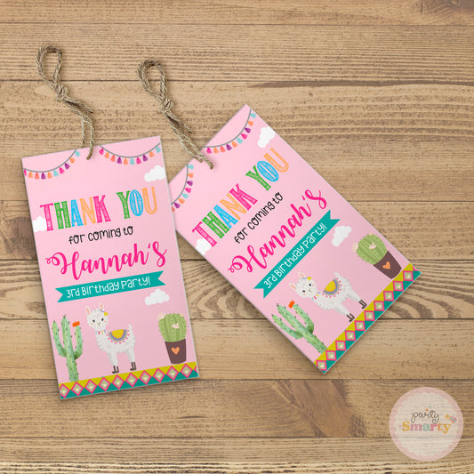 LLama Thank You Tags - Set of 22