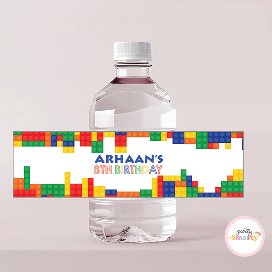 Lego Bottle Labels - Set of 10
