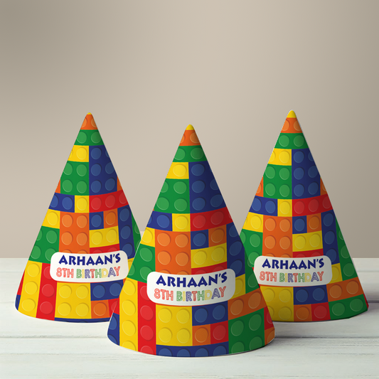 Lego Party Hat (Set of 10)
