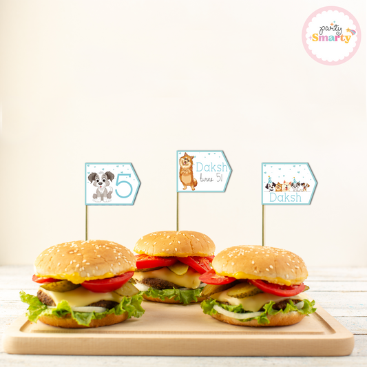 Let's Paw-ty! Flag Picks - Set of 10