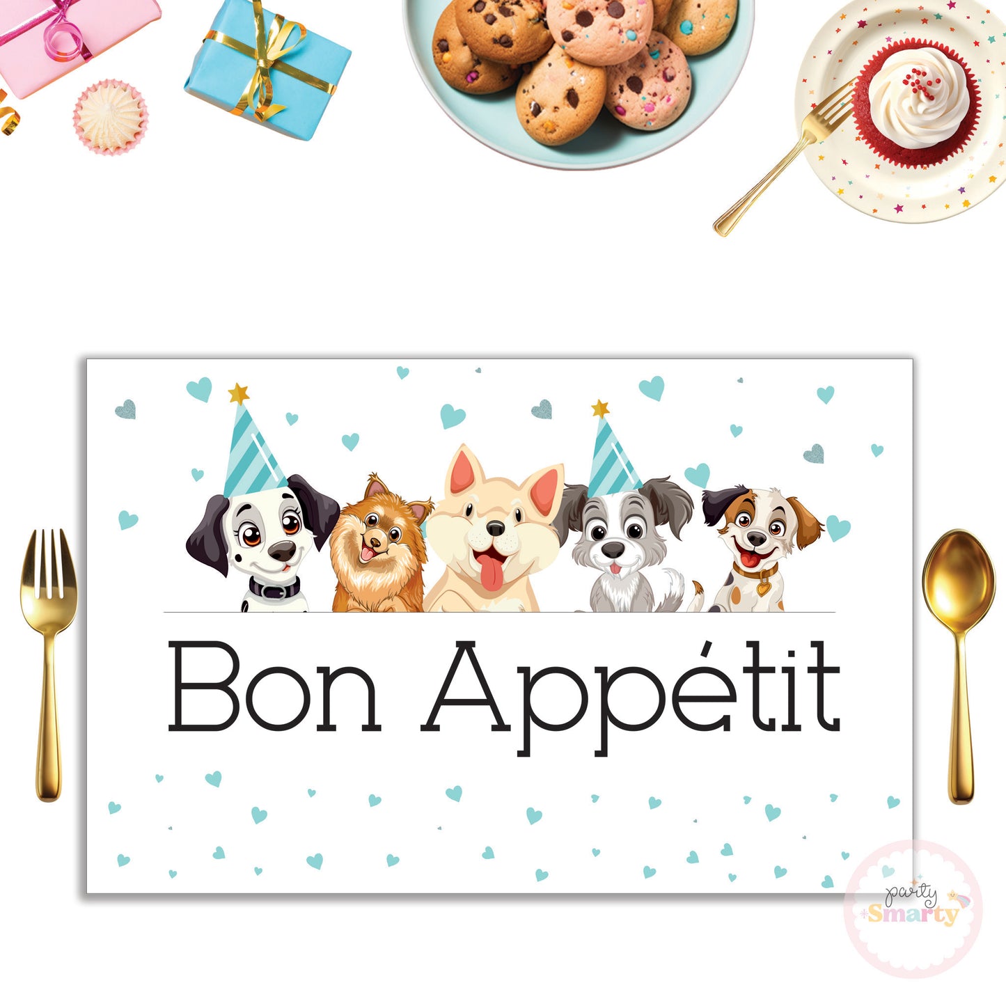 Let's Paw-ty! Table Mats - Set of 6