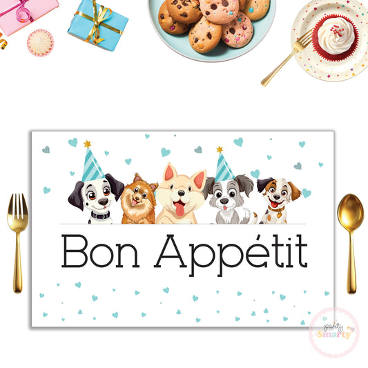 Let's Paw-ty! Table Mats - Set of 6