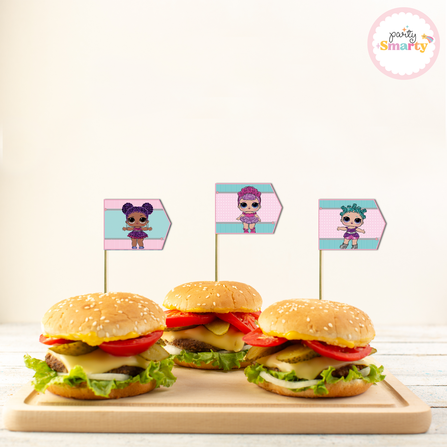 Lol Dolls Flag Picks - Set of 10