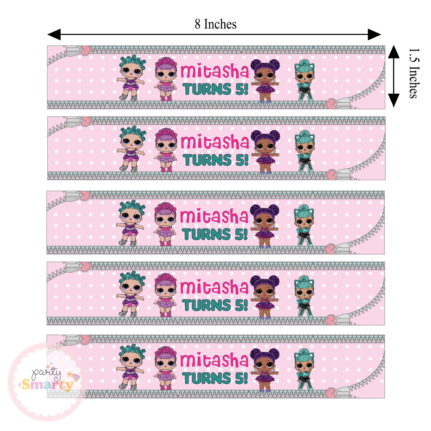 Lol Dolls Wrist Bands - Set of 10