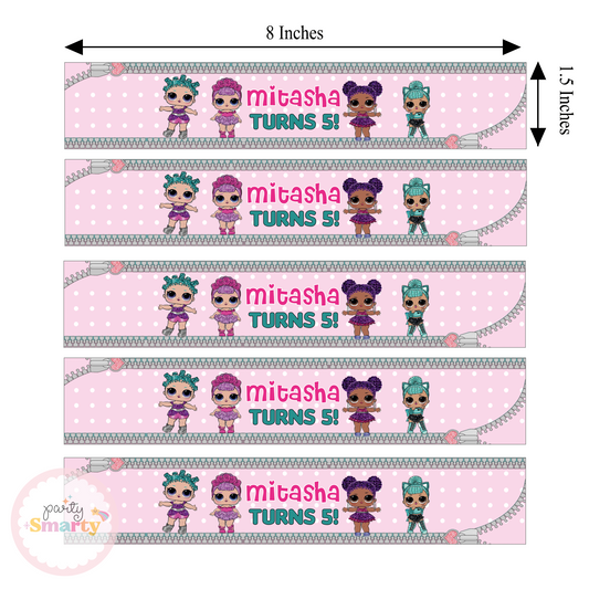Lol Dolls Wrist Bands - Set of 10