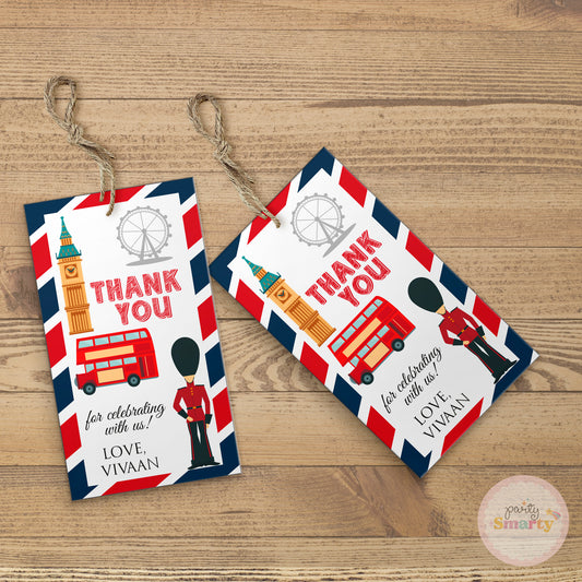 London Thank You Tags - Set of 22