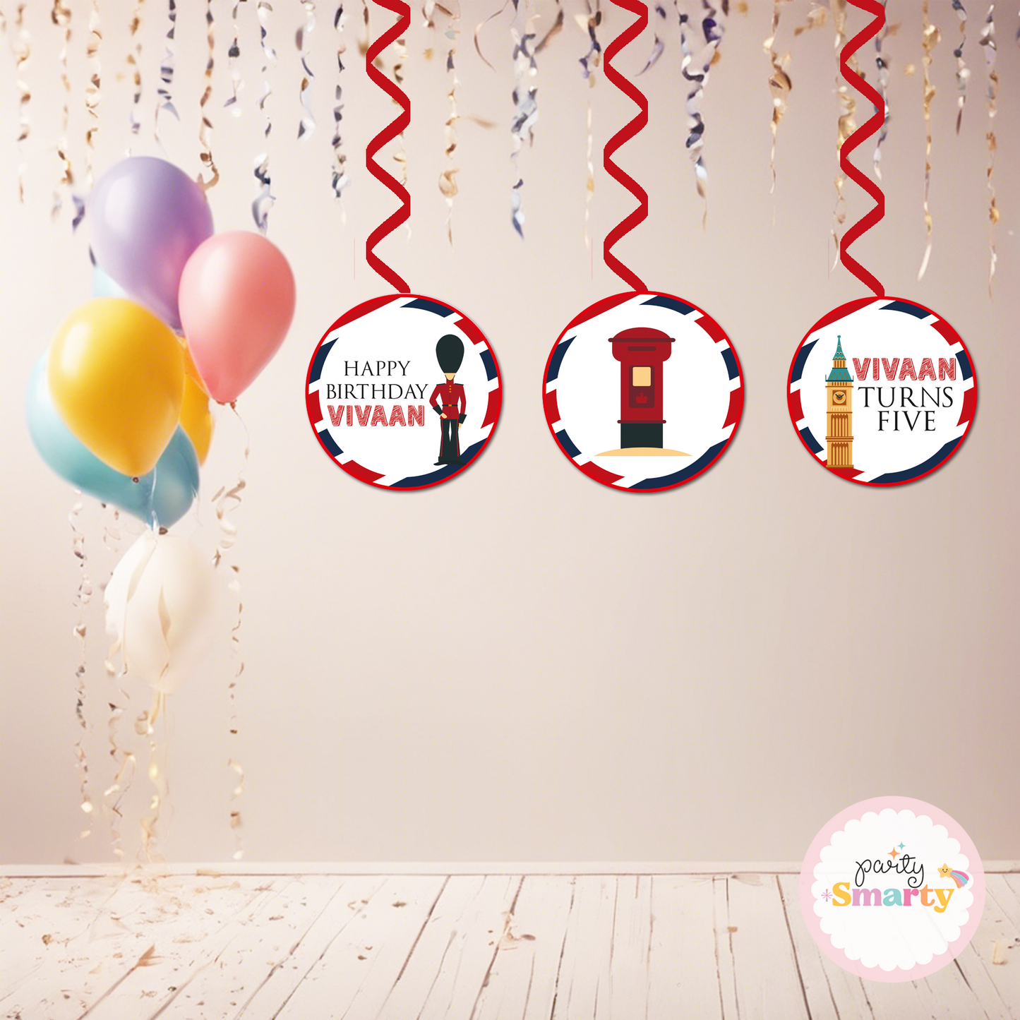 London Danglers - Set of 6