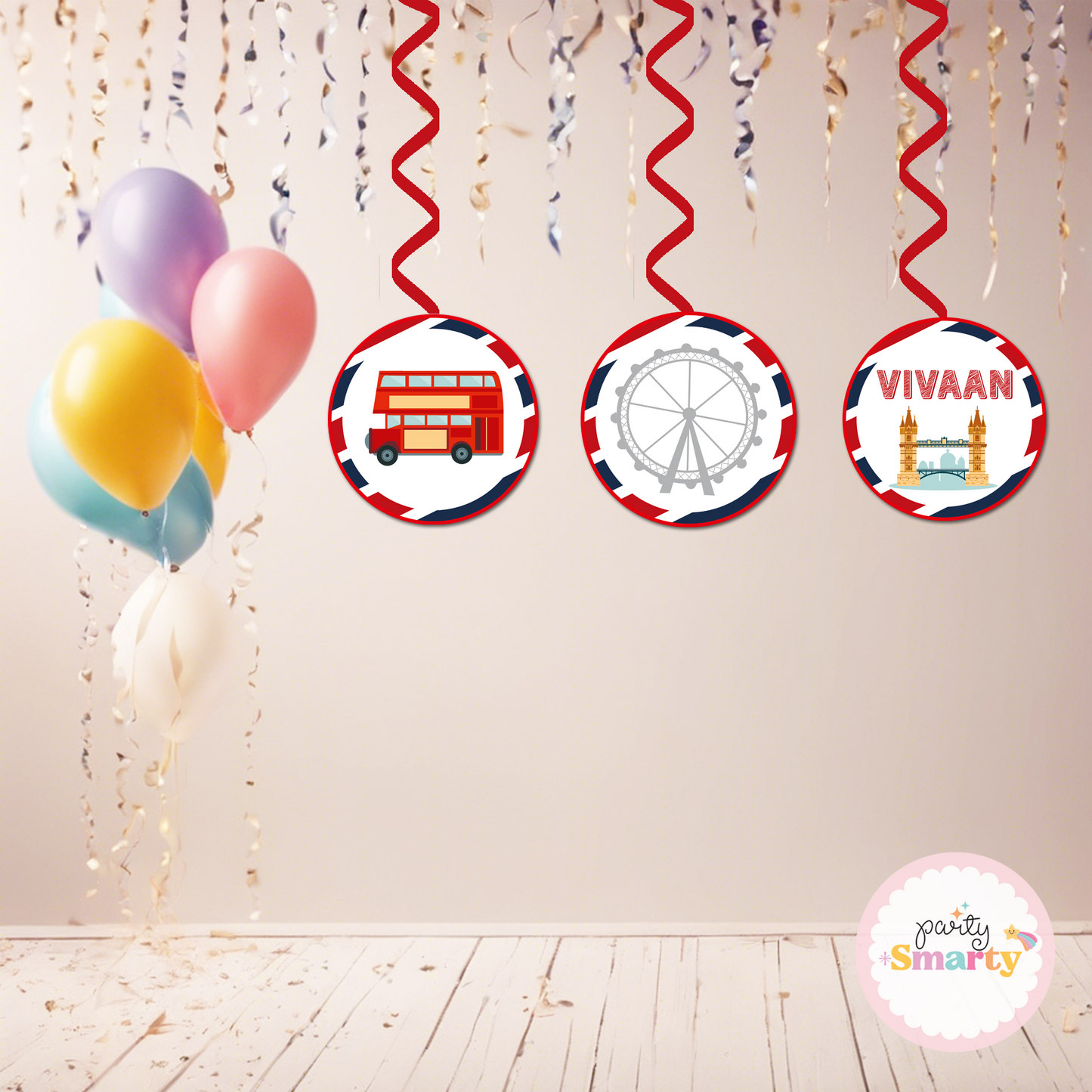 London Danglers - Set of 6