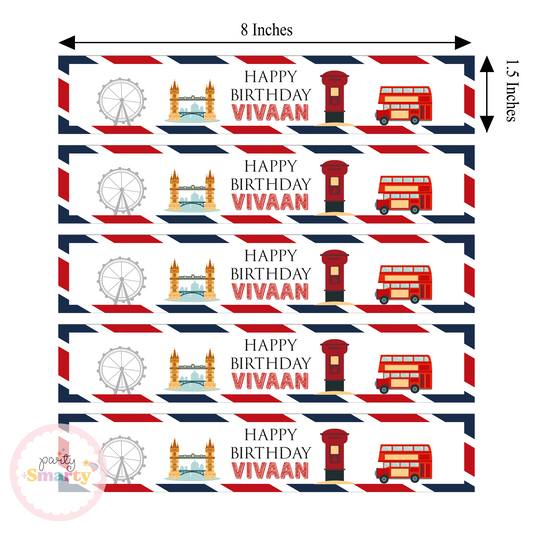 London Wrist Bands - Set of 10