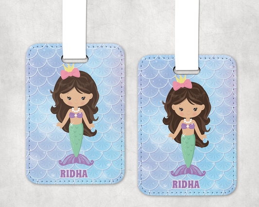 Mermaid Premium Luggage Tag (Pack of 1)