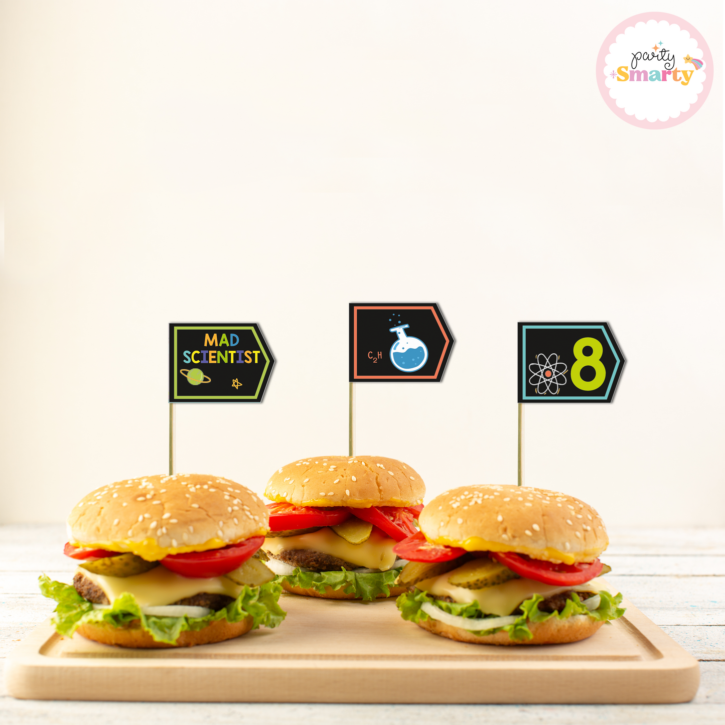 Mad Scientist Boy Flag Picks - Set of 10