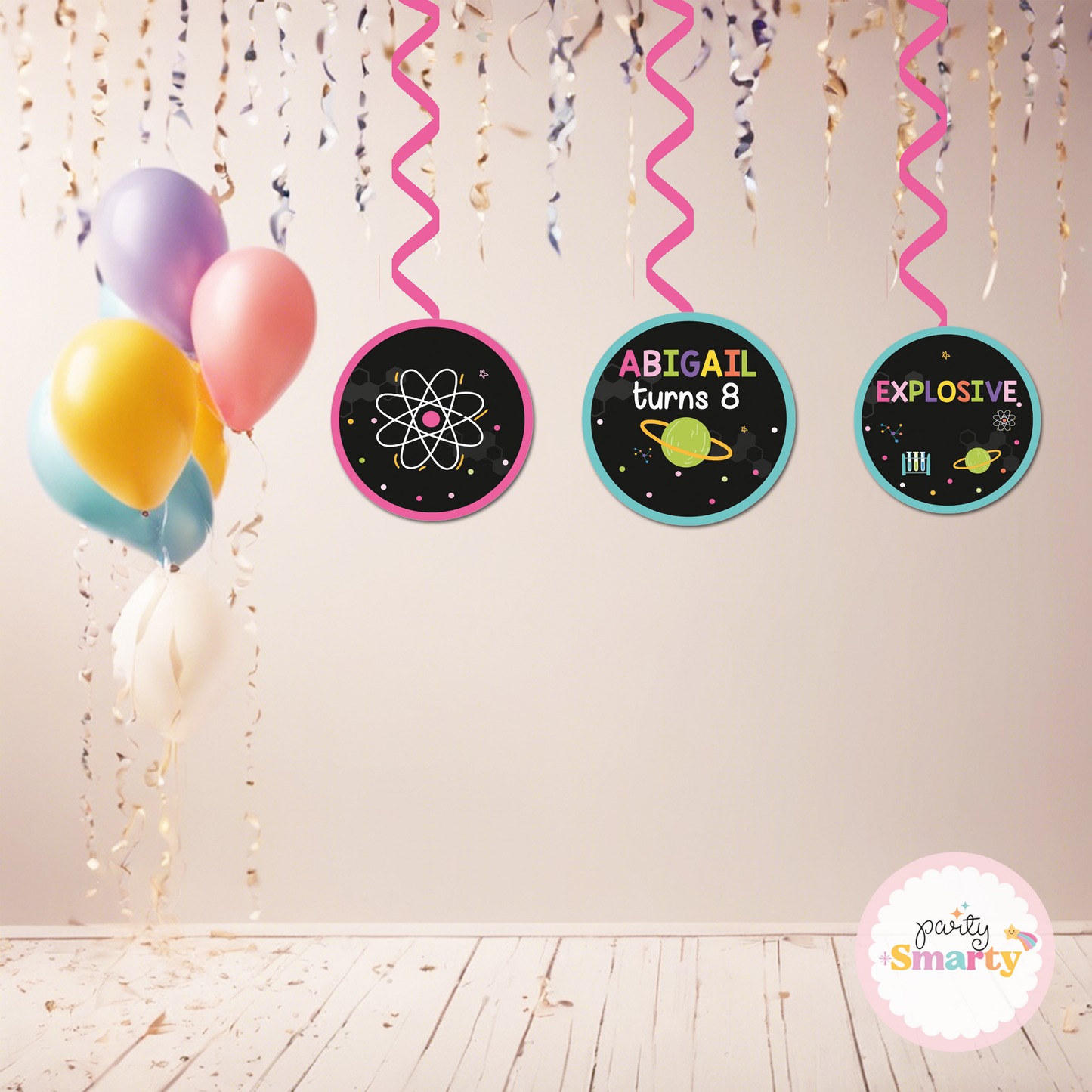 Mad Scientist Girl Danglers - Set of 6