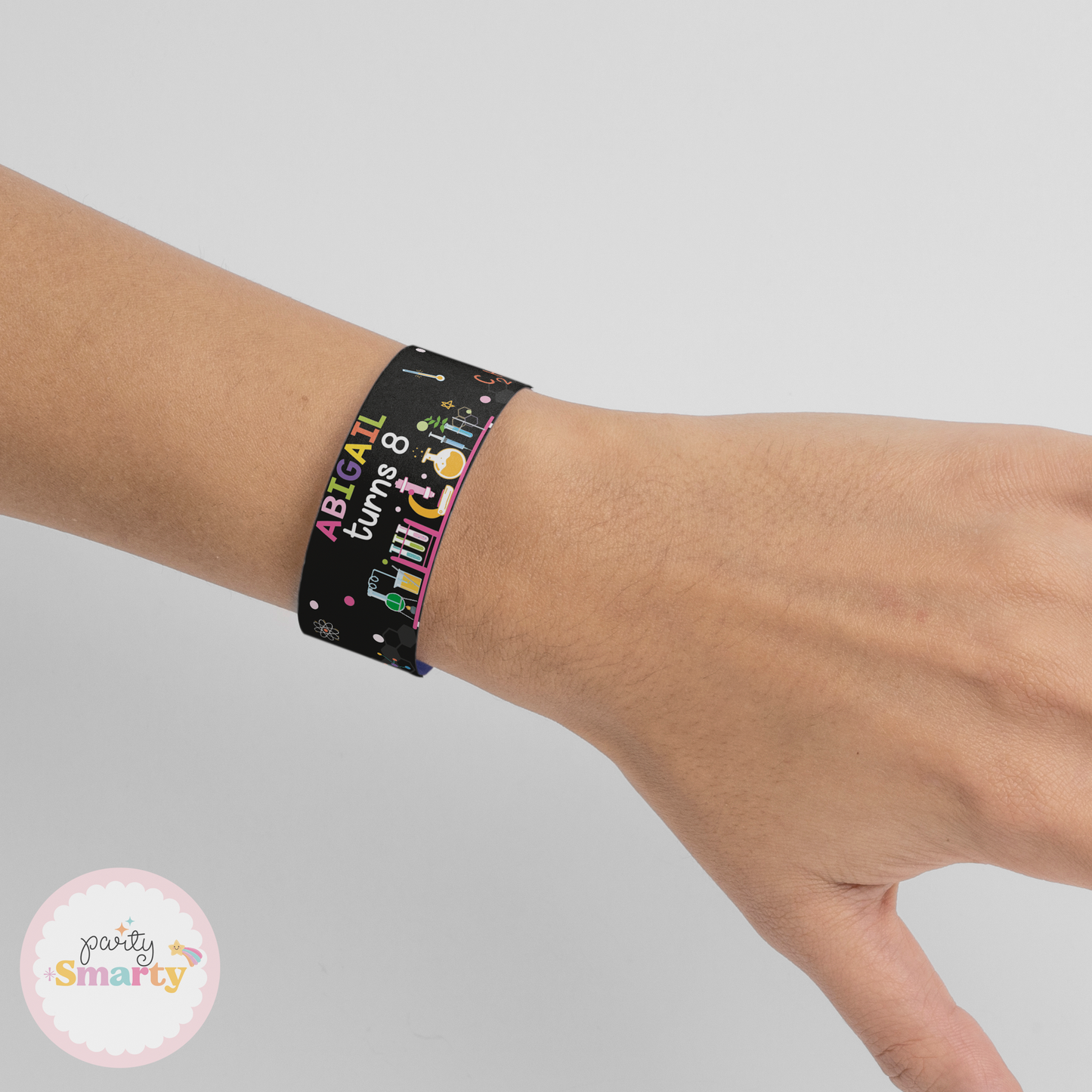 Mad Scientist Girl Wrist Bands - Set of 10