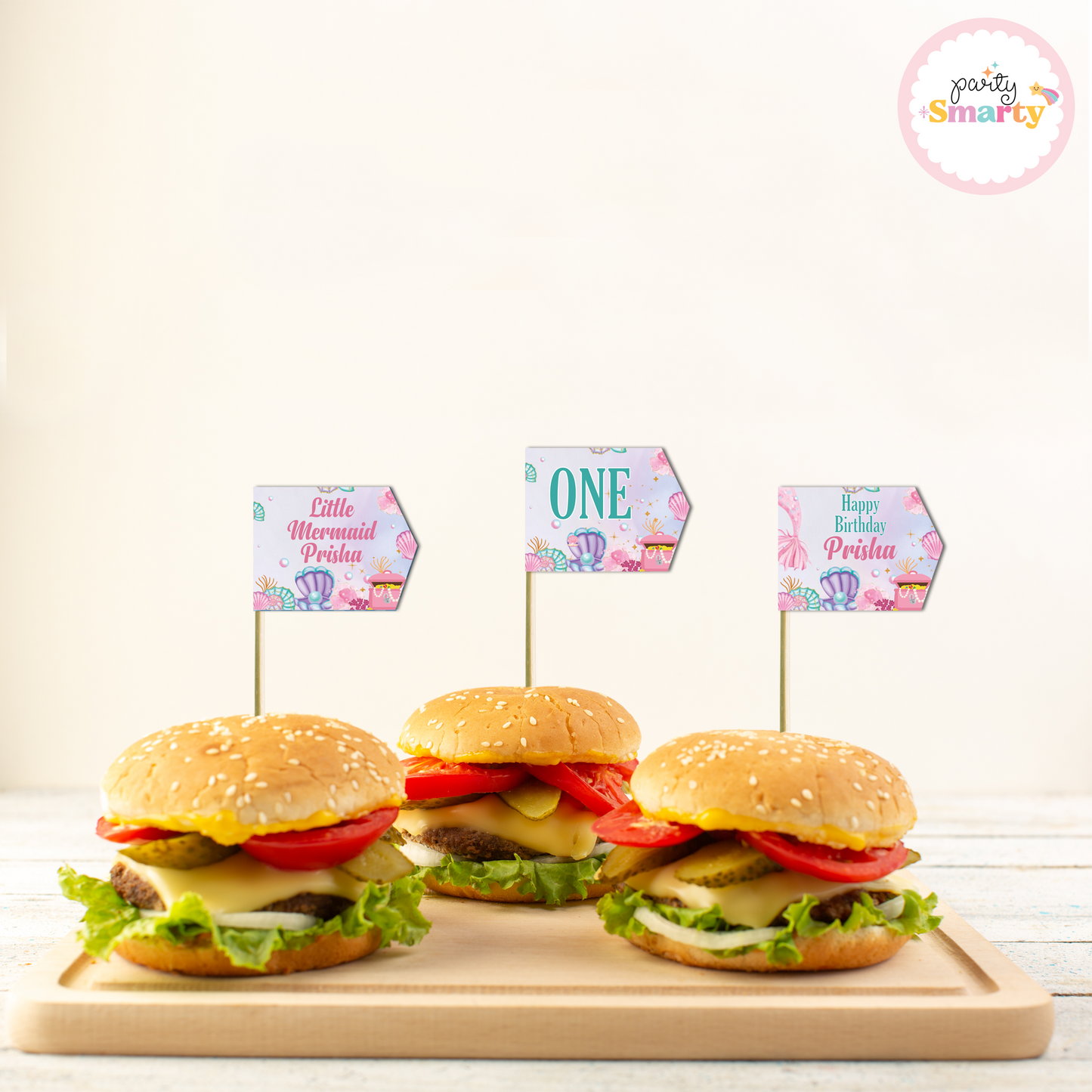 Mermaid Tail Flag Picks - Set of 10