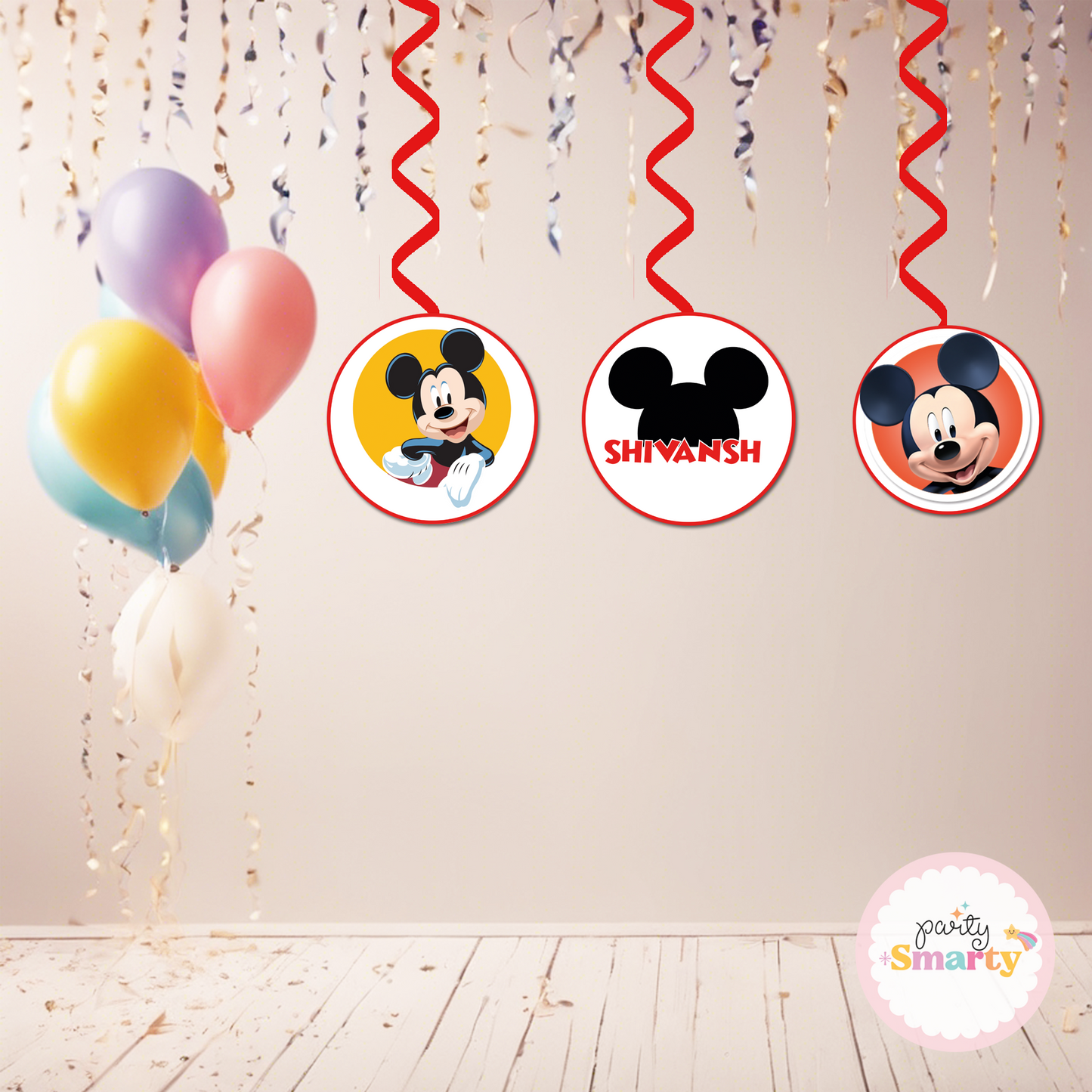 Mickey Mouse Danglers - Set of 6